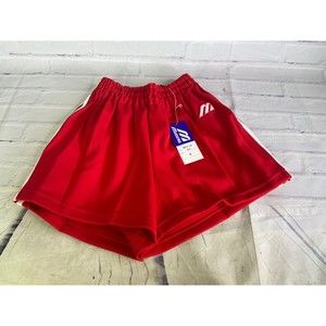 VTG Mizuno Volleyball Shorts DEADSTOCK Red Unisex Mens Womens Medium Japan Made
